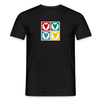 ALLES GUTE ZUM GEBURTSTAG. ALLES GUTE ZUM GEBURTSTAG. JAHRESTAG. - Männer T-Shirt - Schwarz - Vorne - AI Model Male 178 light (178cm)