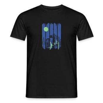 Basketball Spieler Dunking Basketballer - Männer T-Shirt - Schwarz - Vorne - AI Model Male 178 light (178cm)