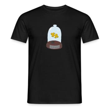 fehlende Erbsen - Männer T-Shirt - Schwarz - Vorne - AI Model Male 178 light (178cm)