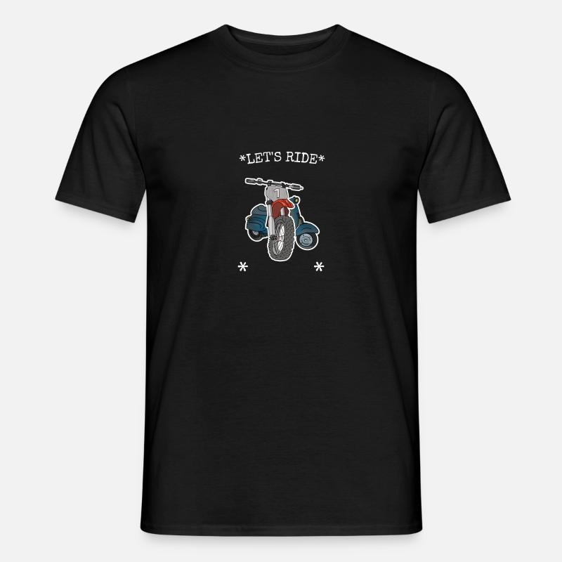 Let's Ride - Männer T-Shirt - Schwarz