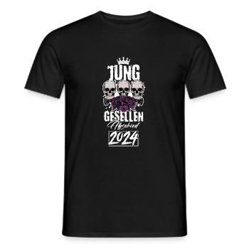 Enterrement de vie de garçon 2024 - T-shirt homme - noir - Devant - AI Model Male 178 light (178cm)
