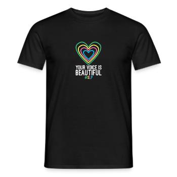 Logopäde Sprachtherapie Sprachtherapeut - Männer T-Shirt - Schwarz - Vorne - AI Model Male 178 light (178cm)