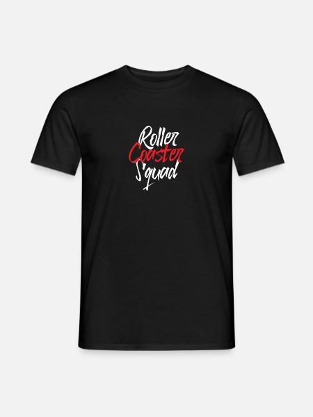 Parc d’attractions Roller Coaster - T-shirt homme - noir