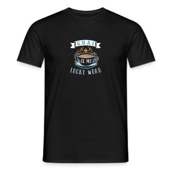 Chai Latte Tee trinken Teetrinker - Männer T-Shirt - Schwarz - Vorne - AI Model Male 178 light (178cm)