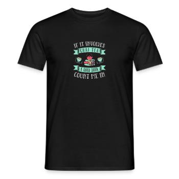 Chai Latte Tee trinken Teetrinker - Männer T-Shirt - Schwarz - Vorne - AI Model Male 178 light (178cm)