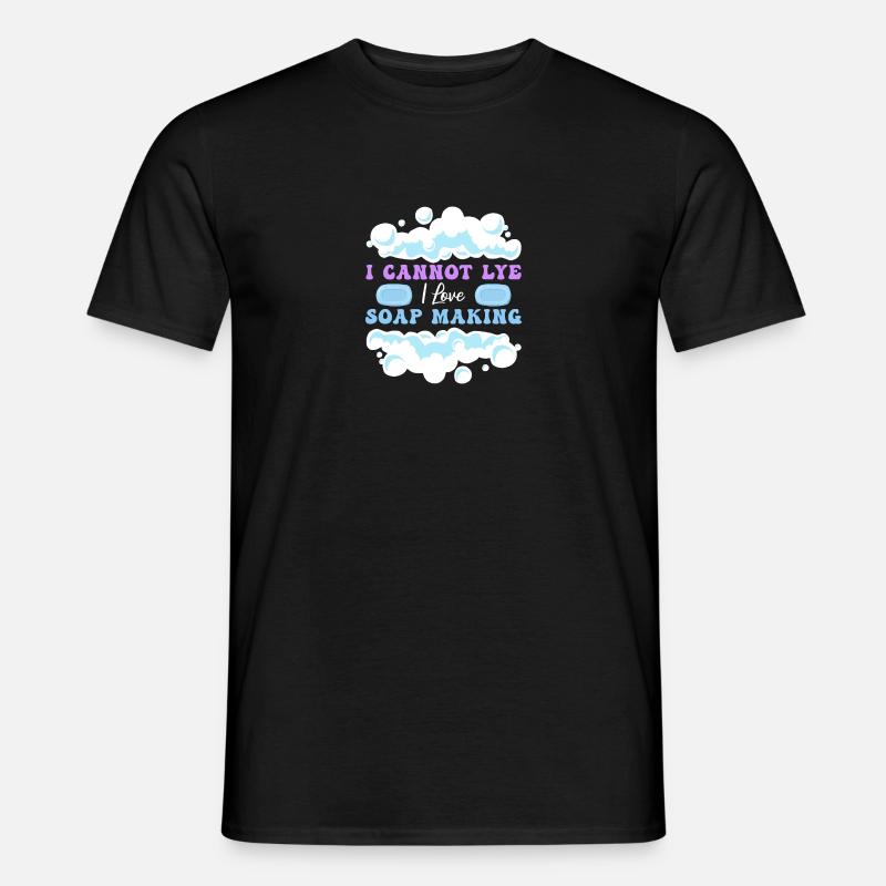 Soap Making Handmade soap - Men’s T-shirt - black