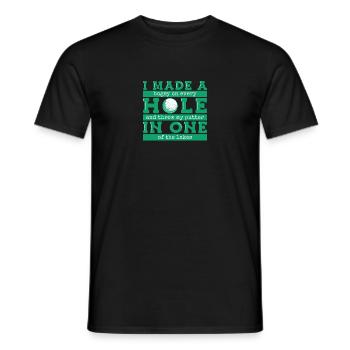 Golf Golfeurs Golfeurs - T-shirt homme - noir - Devant - AI Model Male 178 light (178cm)