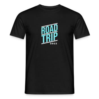 Road Trip - T-shirt homme - noir - Devant - AI Model Male 178 light (178cm)