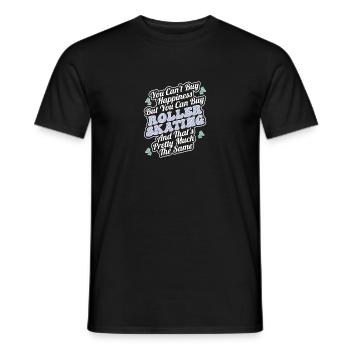 Roller Skating Inline Skating Inline Skates - Männer T-Shirt - Schwarz - Vorne - AI Model Male 178 light (178cm)