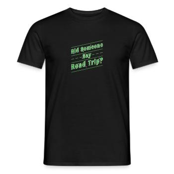 Road Trip - T-shirt homme - noir - Devant - AI Model Male 178 light (178cm)