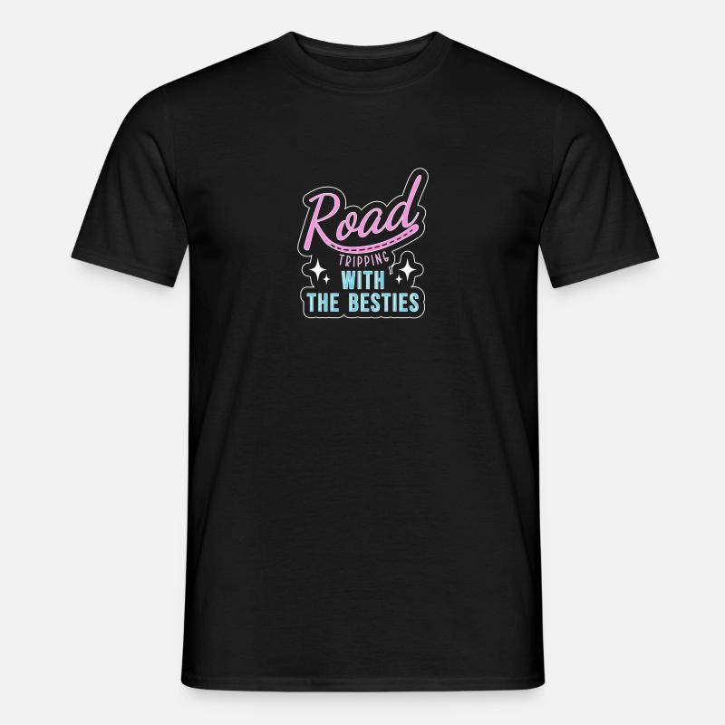 Road Trip - Männer T-Shirt - Schwarz