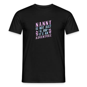 Nanny Babysitterin Tagesmutter - Männer T-Shirt - Schwarz - Vorne - AI Model Male 178 light (178cm)
