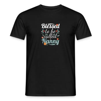 Nanny Babysitterin Tagesmutter - Männer T-Shirt - Schwarz - Vorne - AI Model Male 178 light (178cm)