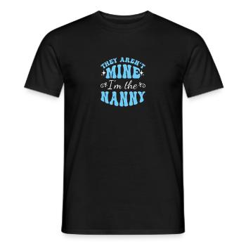 Nanny Babysitterin Tagesmutter - Männer T-Shirt - Schwarz - Vorne - AI Model Male 178 light (178cm)