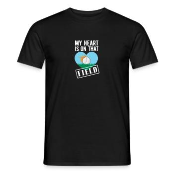 Maman baseball - T-shirt homme - noir - Devant - AI Model Male 178 light (178cm)