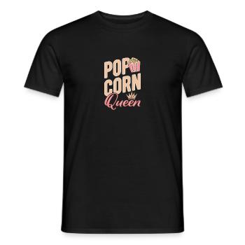 Popcorn - Männer T-Shirt - Schwarz - Vorne - AI Model Male 178 light (178cm)