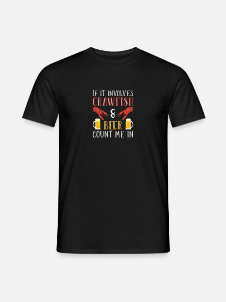 Langusten Languste - Männer T-Shirt - Schwarz