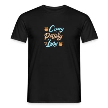 Töpfern Töpfer Keramik - Männer T-Shirt - Schwarz - Vorne - AI Model Male 178 light (178cm)