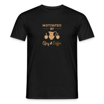 Töpfern Töpfer Keramik - Männer T-Shirt - Schwarz - Vorne - AI Model Male 178 light (178cm)