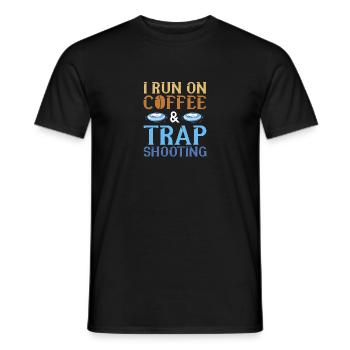 Tontaubenschießen - Männer T-Shirt - Schwarz - Vorne - AI Model Male 178 light (178cm)