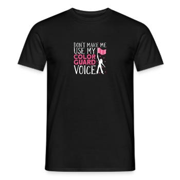 Color Guard - Männer T-Shirt - Schwarz - Vorne - AI Model Male 178 light (178cm)