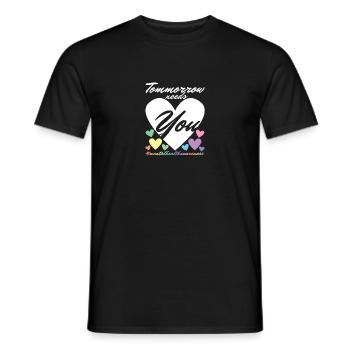 Santé mentale Mentale Gesundheit - T-shirt homme - noir - Devant - AI Model Male 178 light (178cm)