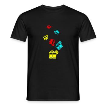 Cocktail Icon - Männer T-Shirt - Schwarz - Vorne - AI Model Male 178 light (178cm)
