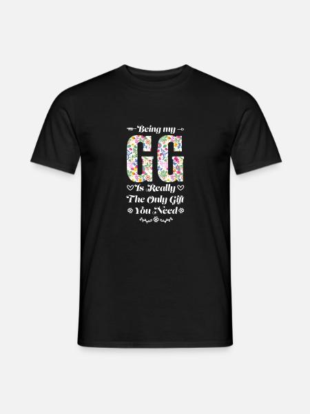 Großmutter GG Oma Geschenk - Männer T-Shirt - Schwarz
