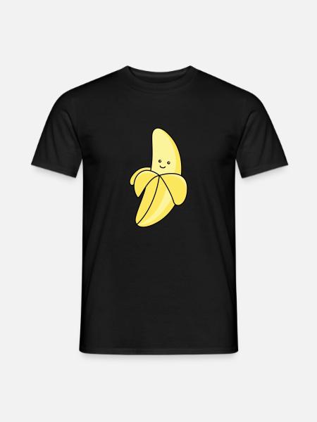 banana comic - Men's T-Shirt - black