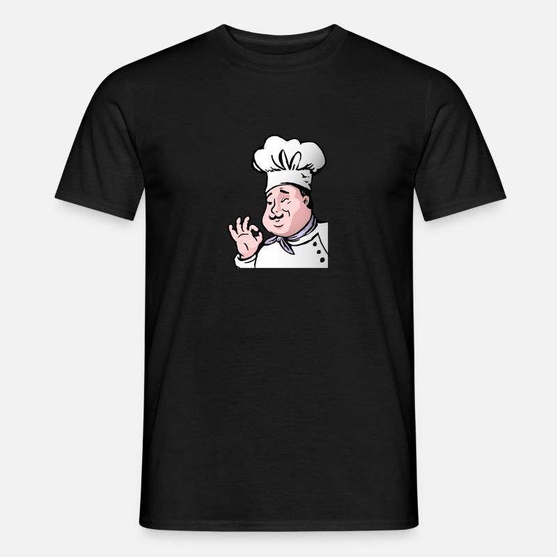 Chefkoch - Männer T-Shirt - Schwarz