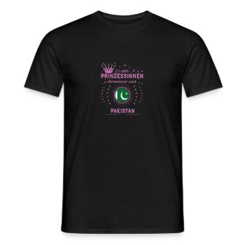 Prinessinnen kommen PAKISTAN - Männer T-Shirt - Schwarz - Vorne - AI Model Male 178 light (178cm)