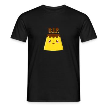 Rip Flamby - Männer T-Shirt - Schwarz - Vorne - AI Model Male 178 light (178cm)