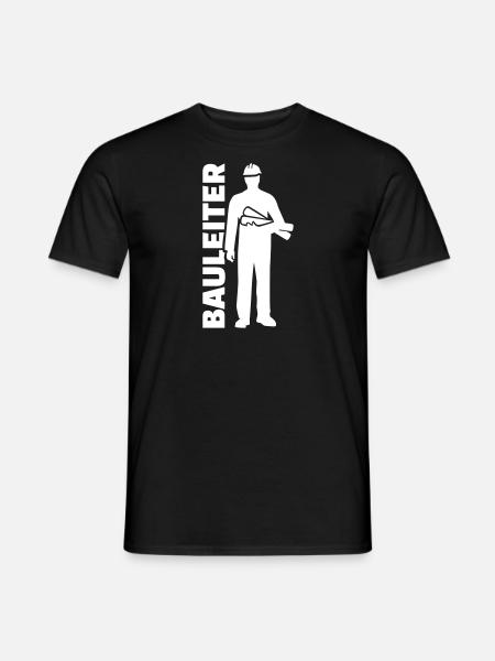 Bauleiter - Männer T-Shirt - Schwarz