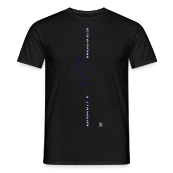 gravity wolves - Männer T-Shirt - Schwarz - Vorne - AI Model Male 178 light (178cm)