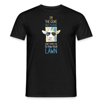 Ich bin die Ziege - Männer T-Shirt - Schwarz - Vorne - AI Model Male 178 light (178cm)