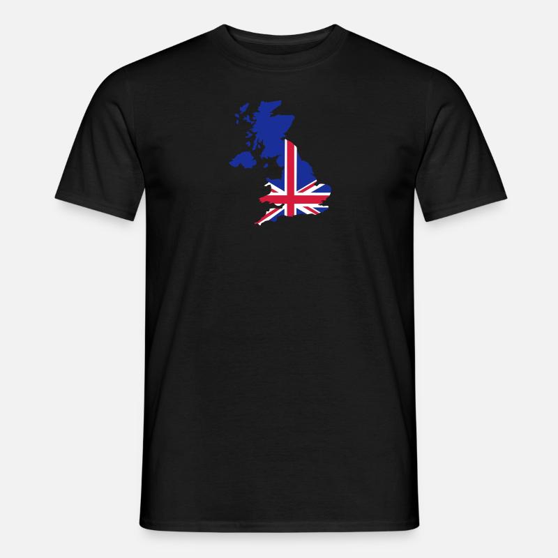Großbritannien - Männer T-Shirt - Schwarz