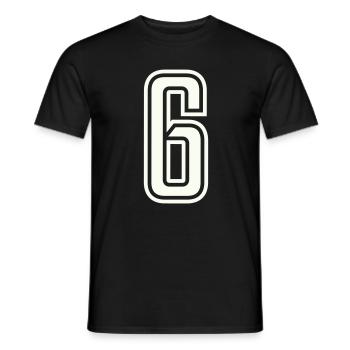 6 - T-shirt homme - noir - Devant - AI Model Male 178 light (178cm)