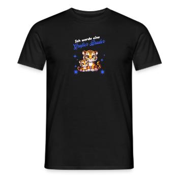 I'm going to be a Big Brother - Men's T-Shirt - black - Front - AI Model Male 178 light (178cm)