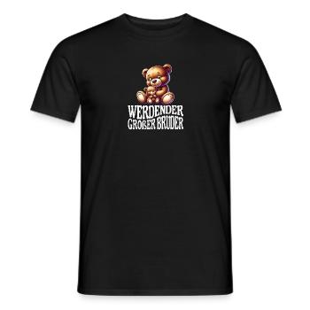 werdender Großer Bruder - Männer T-Shirt - Schwarz - Vorne - AI Model Male 178 light (178cm)