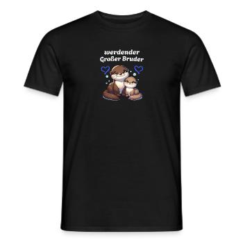 werdender Großer Bruder - Männer T-Shirt - Schwarz - Vorne - AI Model Male 178 light (178cm)