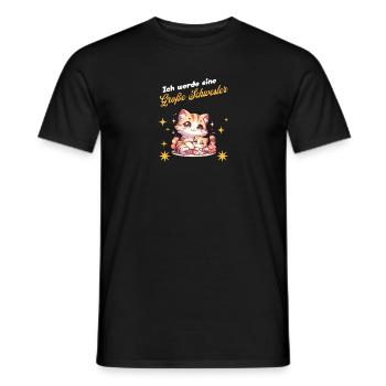 Ich werde eine große Schwester - Männer T-Shirt - Schwarz - Vorne - AI Model Male 178 light (178cm)