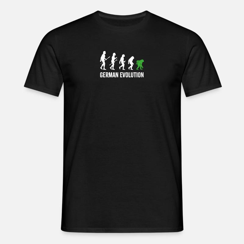 German Evolution - Männer T-Shirt - Schwarz