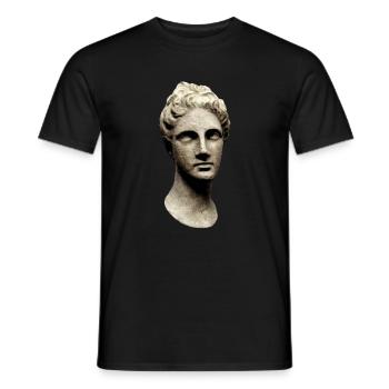 Statue romaine Vénus - T-shirt homme - noir - Devant - AI Model Male 178 light (178cm)