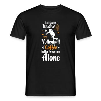Volleyball Beach Volleyball Game Team - Men's T-Shirt - black - Front - AI Model Male 178 light (178cm)