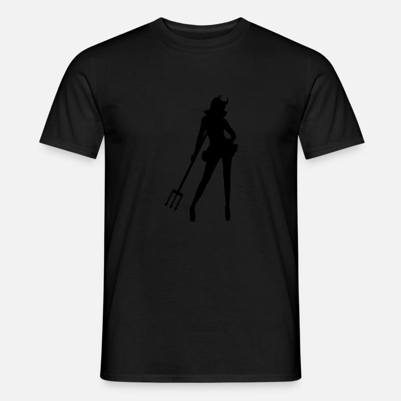 she_devil - Männer T-Shirt - Schwarz