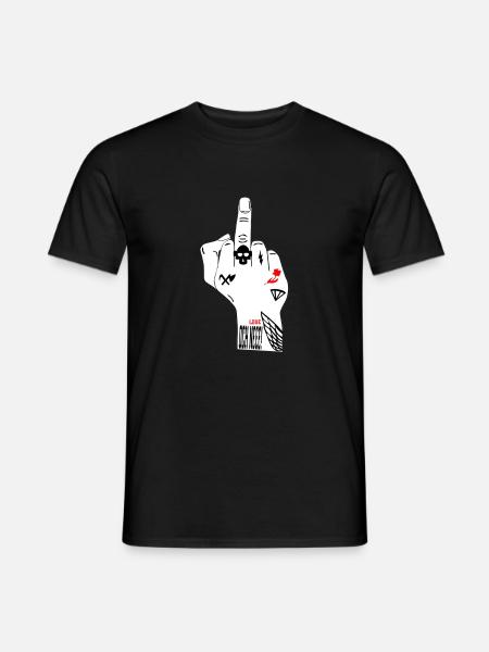 Love Och Neee! - Männer T-Shirt - Schwarz