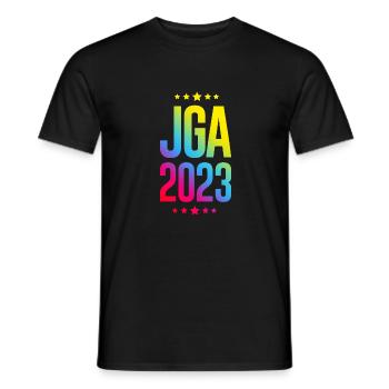 Jga 2023 Junggesellenabschied - Männer T-Shirt - Schwarz - Vorne - AI Model Male 178 light (178cm)