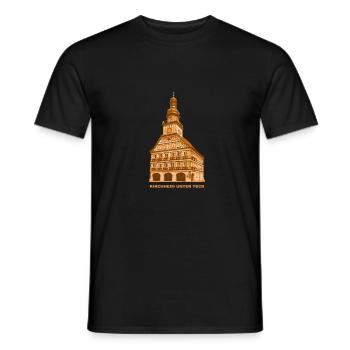 Château de Kirchheim unter Teck Baden-Württemberg - T-shirt homme - noir - Devant - AI Model Male 178 light (178cm)