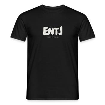 ENTJ MBTI Myers Briggs Personality Extrovert - Men's T-Shirt - black - Front - AI Model Male 178 light (178cm)