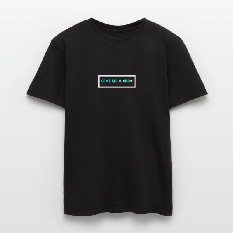 Codage Humour Drôle Programmeur Cadeau HTML Break Tag T-shirt homme